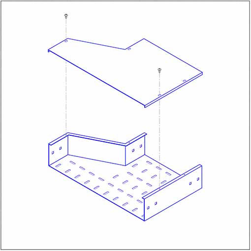 سینی کابل تبدیل راست